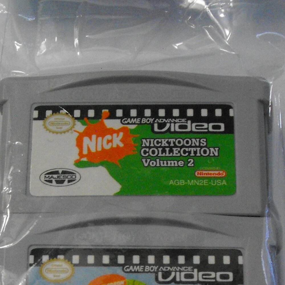 Gameboy Advance Kids Next Door Vol 1 and Nicktoons Collection Vol 2